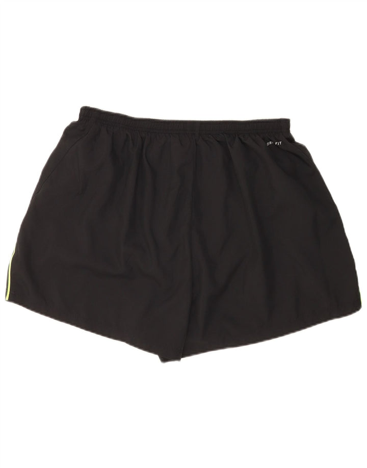 Pantaloncini sportivi da uomo Nike 2XL Poliestere color block nero