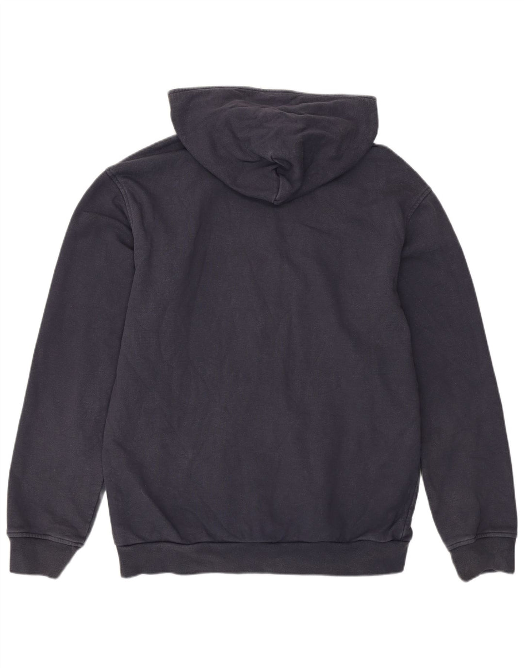 Adidas Mens Hoodie Jumper Medium Navy Blue Cotton