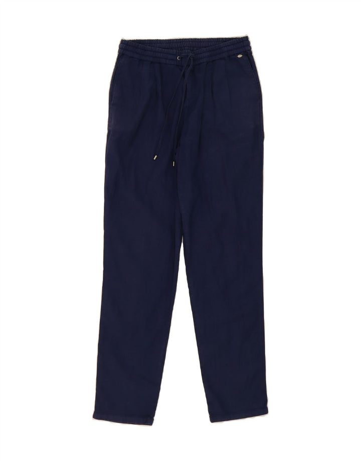 MASSIMO DUTTI Womens Slim Casual Trousers W30 L29 Navy Blue Vintage Massimo Dutti and Second-Hand Massimo Dutti from Messina Hembry 