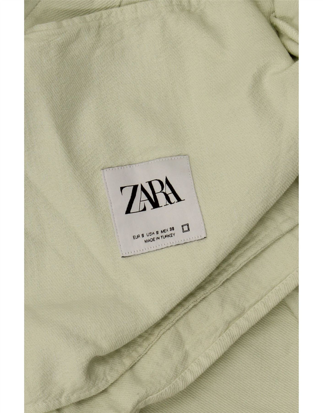 Zara Mens Shirt Small Green