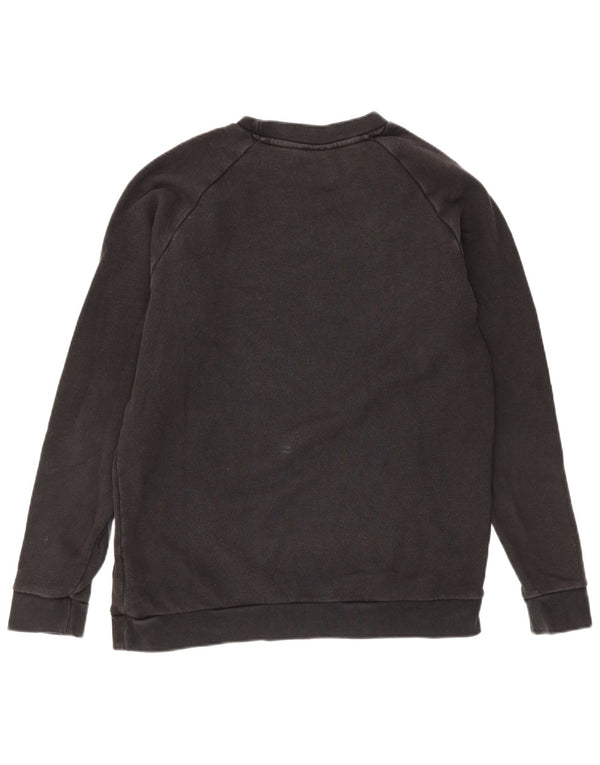 Adidas Mens Graphic Sweatshirt Jumper Large Black Cotton