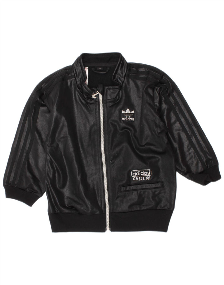 Adidas Baby Boys Træningsdragt Topjakke 18-24 Måneder Sort Polyester