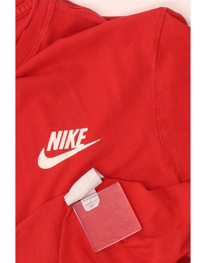Nike T-shirt graphique pour homme en coton rouge Taille L
