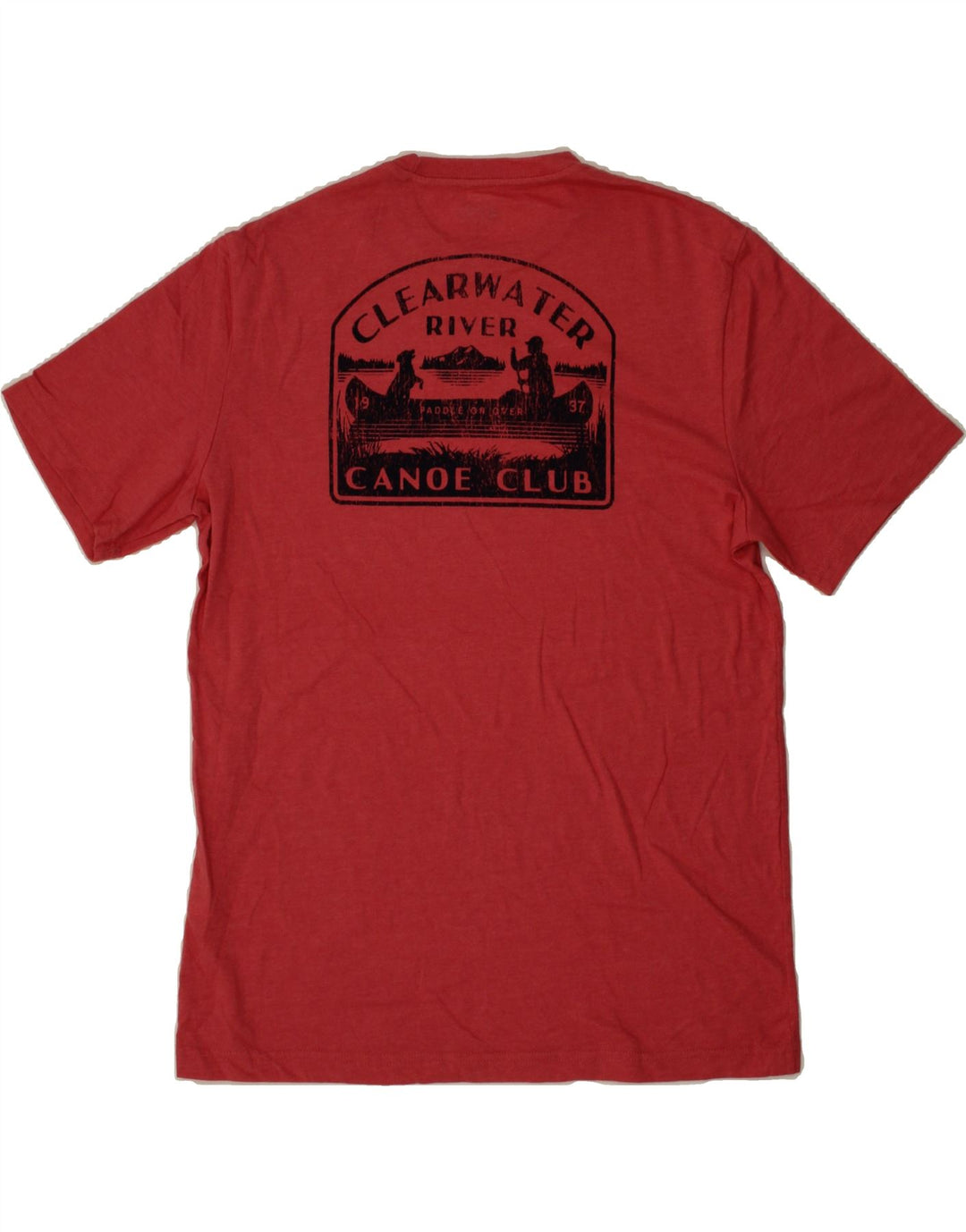 IZOD Mens Graphic T-Shirt Top Medium Red Cotton Vintage Izod and Second-Hand Izod from Messina Hembry 