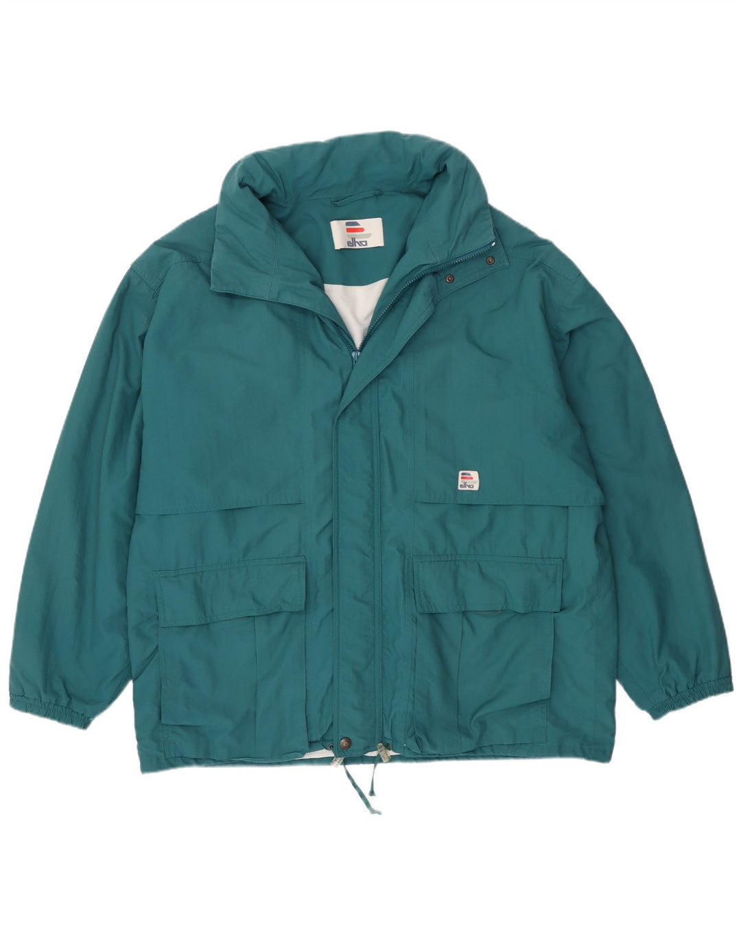 Elho Mens Hooded Windbreaker Jacket UK 42 XL Blue