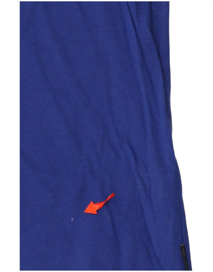 TED BAKER Mens Polo Shirt Size 5 XL Blue Cotton