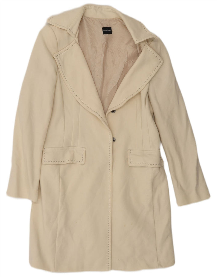 Penny Black Womens Overcoat UK 12 Medium Beige Wool