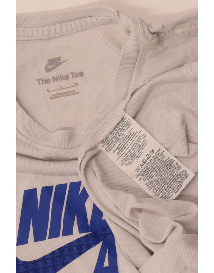 Nike Mens Graphic T-Shirt Top Small White Cotton