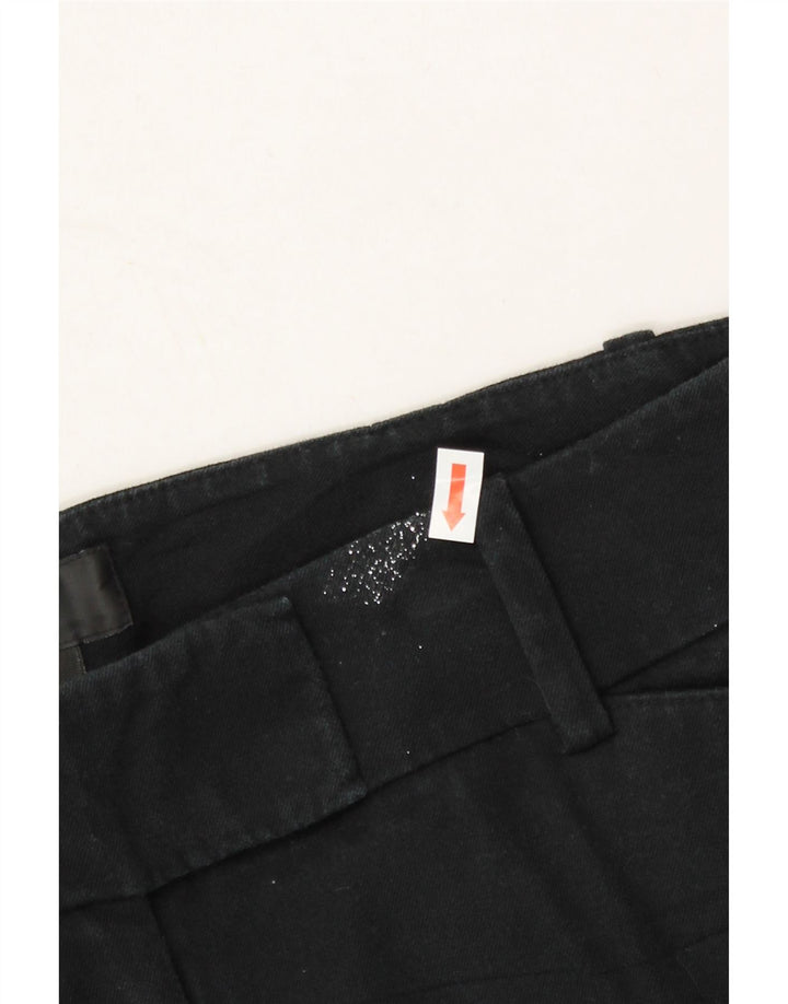 MOSSIMO Womens Slim Cropped Trousers W32 L24 Black Vintage Mossimo and Second-Hand Mossimo from Messina Hembry 