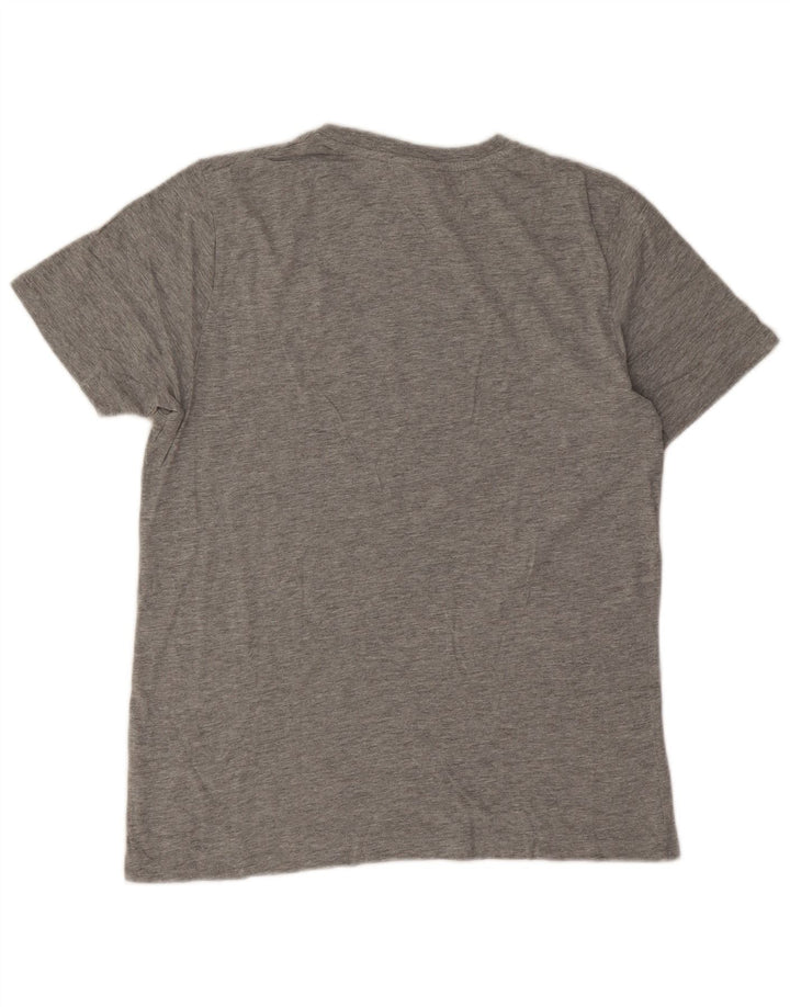 Ellesse T-Shirt Graphique Homme Gris Moyen Moucheté Coton