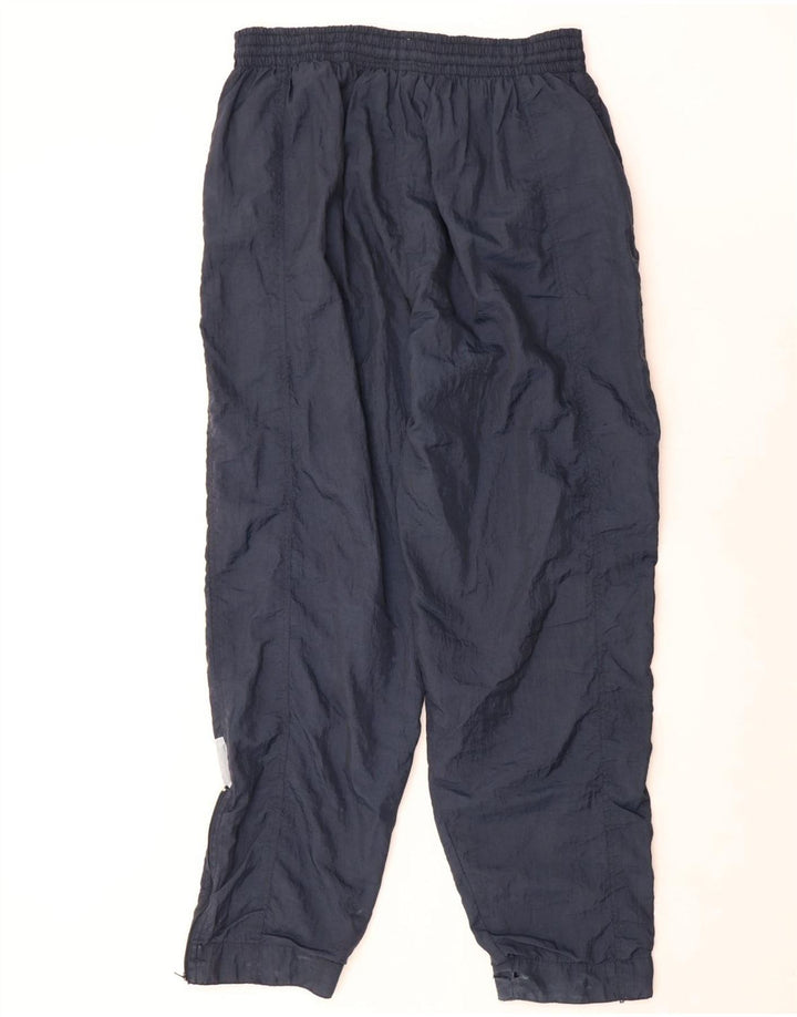 Vintage Mens Loose Fit Hooded Full Tracksuit Medium Navy Blue