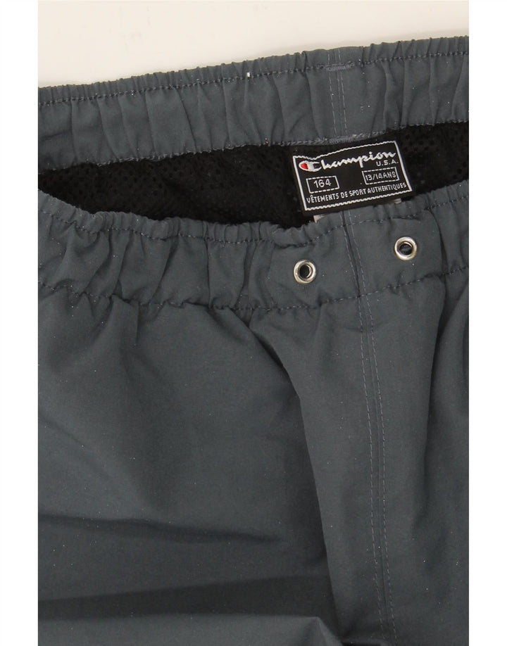 CHAMPION Boys Cargo Tracksuit Trousers 13-14 Years  Grey Polyester Vintage Champion and Second-Hand Champion from Messina Hembry 