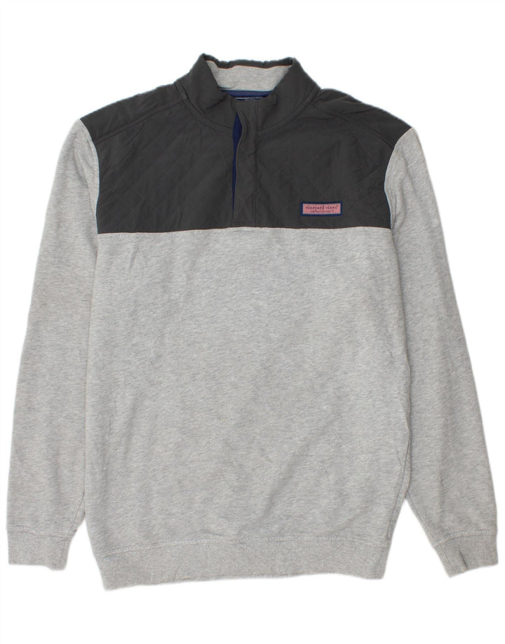 Męski sweter o luźnym kroju VINEYARD VINES, w kolorze średnioszarym
