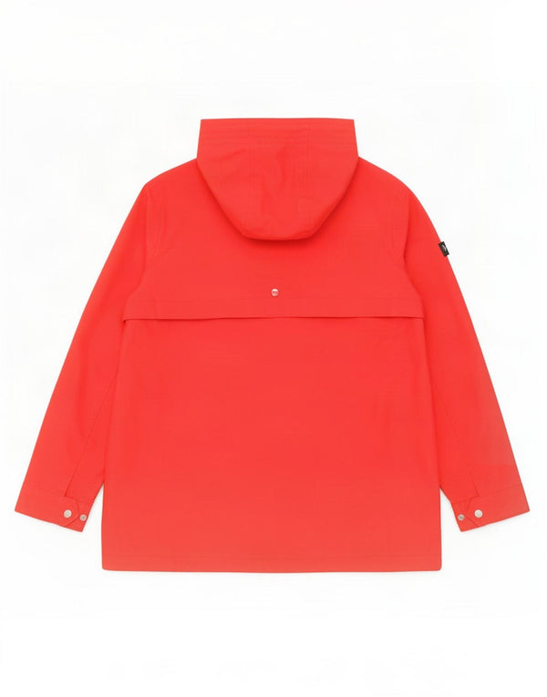 Chubasquero con capucha para mujer Joules UK 12 Medium Red Cotton