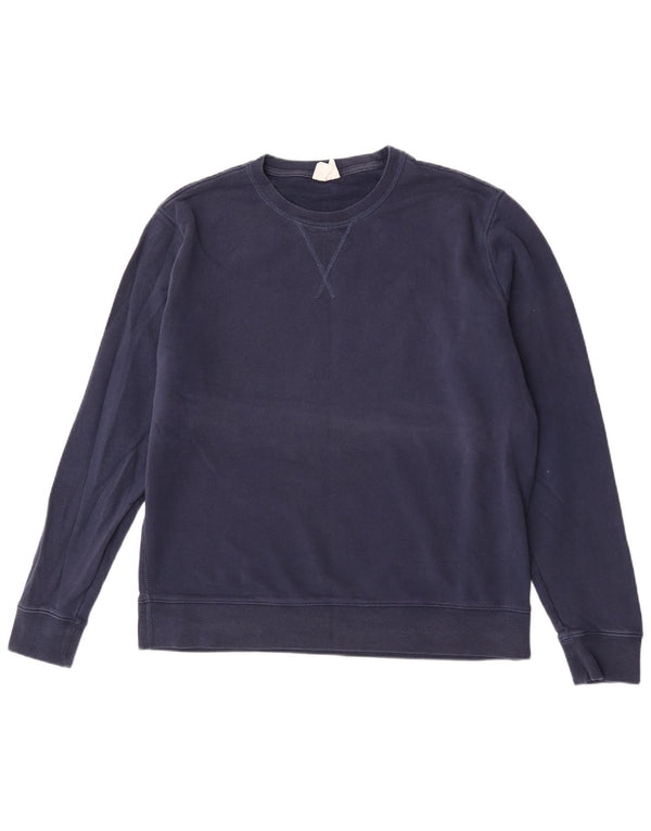 Felpa da uomo Marks & Spencer maglione XL cotone blu navy