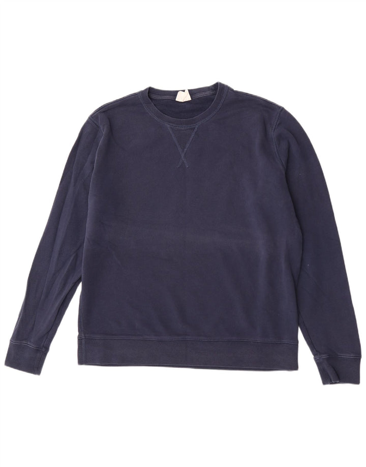 Felpa da uomo Marks & Spencer maglione XL cotone blu navy