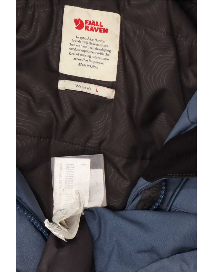 Fjall Raven Damen-Parka mit Kapuze, UK 16, Größe L, Blau, Polyamid