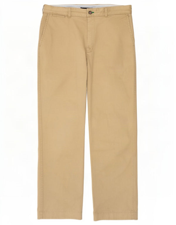 Tommy Hilfiger Pantalon Chino Droit Homme W36 L32 Coton Beige