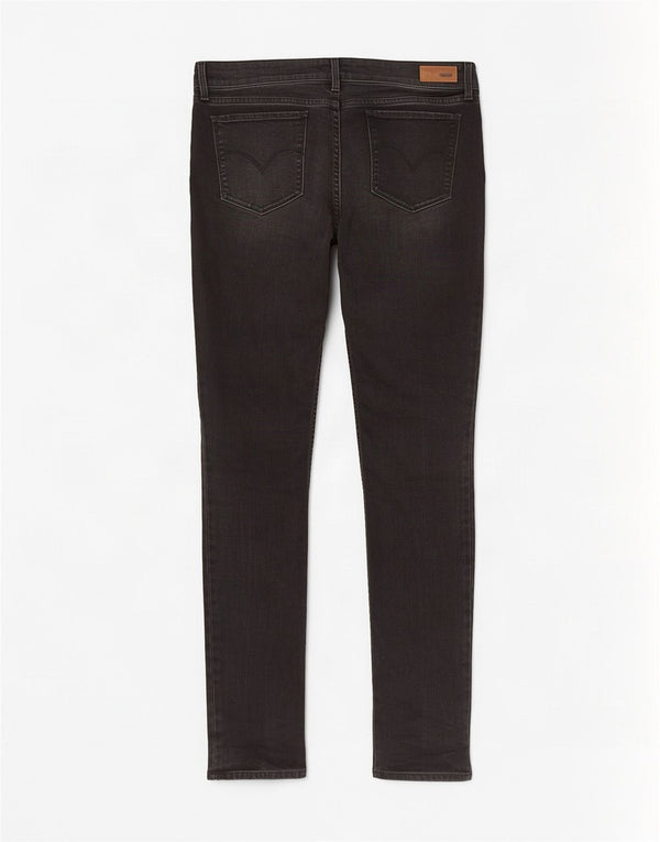 Levi's Damen Demi Curve Mid Rise Skinny Jeans US 16 2XL W33 L29 Grau