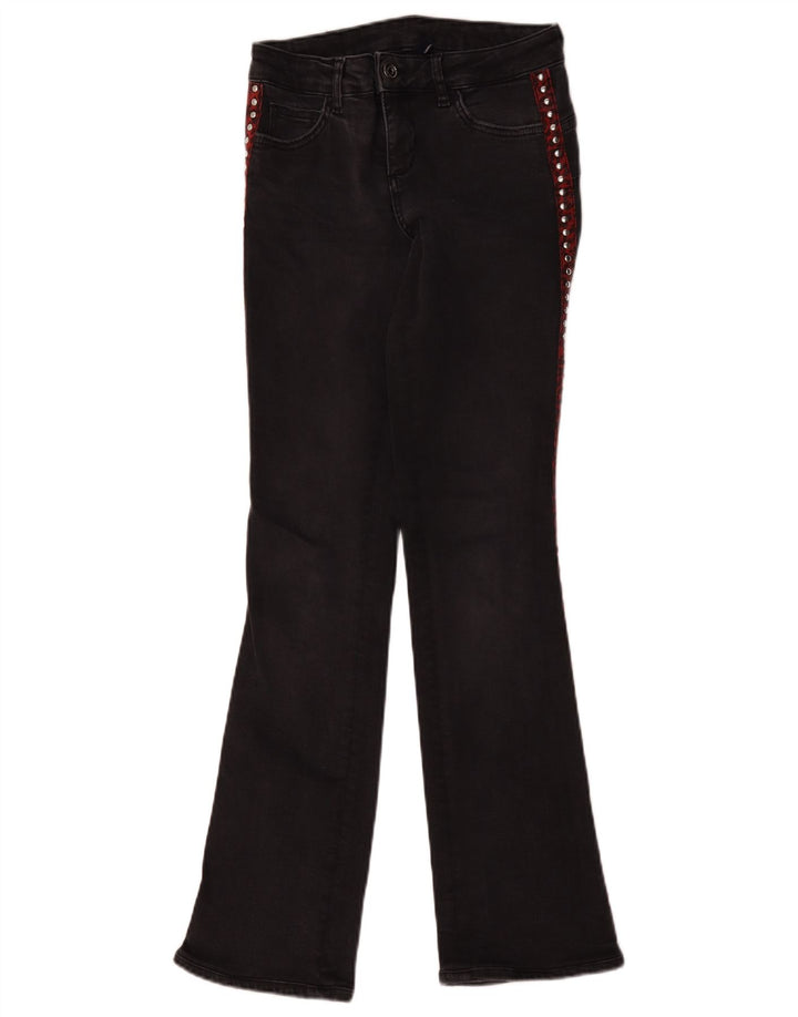 Liu Jo Dame Bootcut Jeans W26 L31 Sort Bomuld