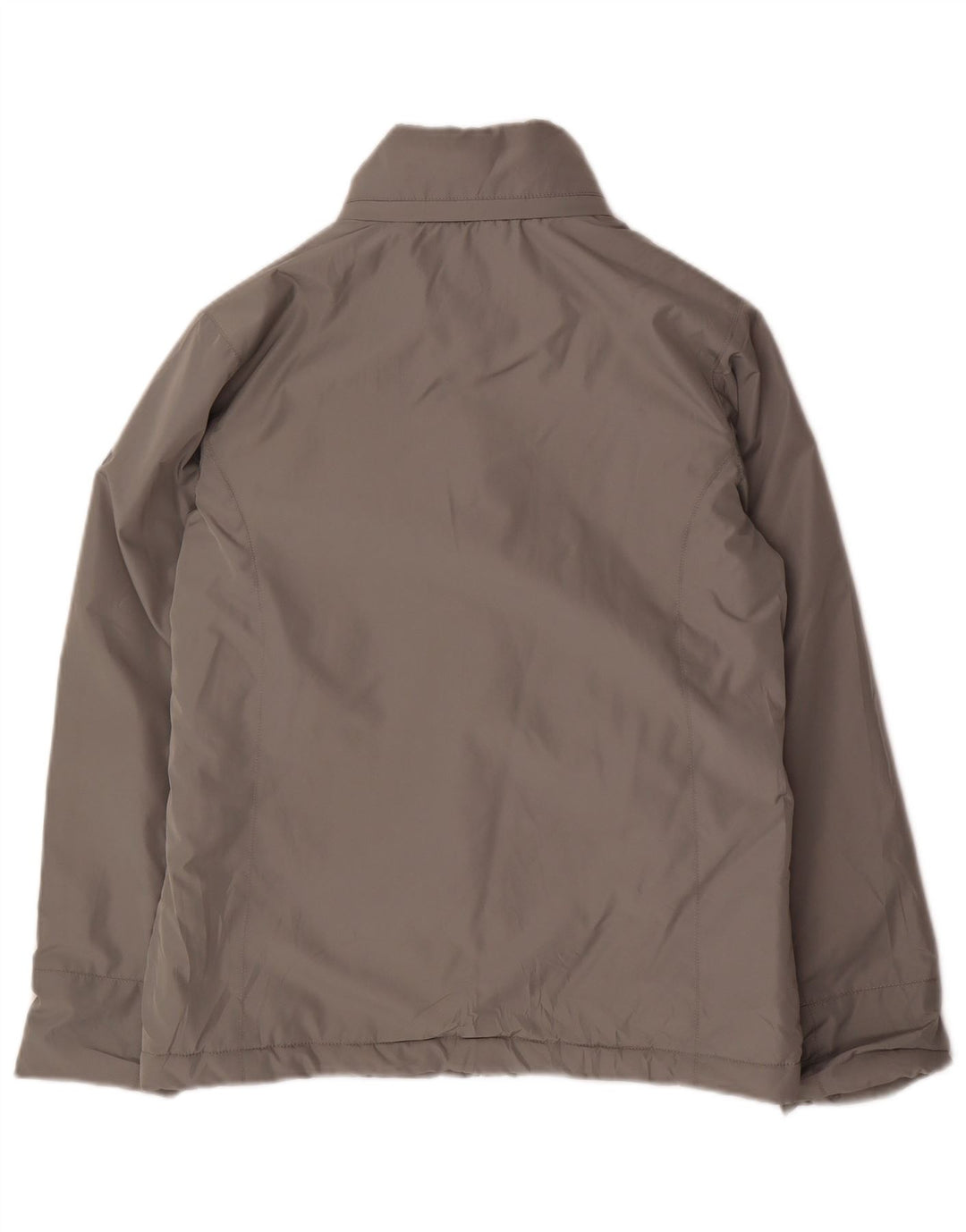Champion Damen Übergroße gepolsterte Jacke UK 10 Small Graues Nylon