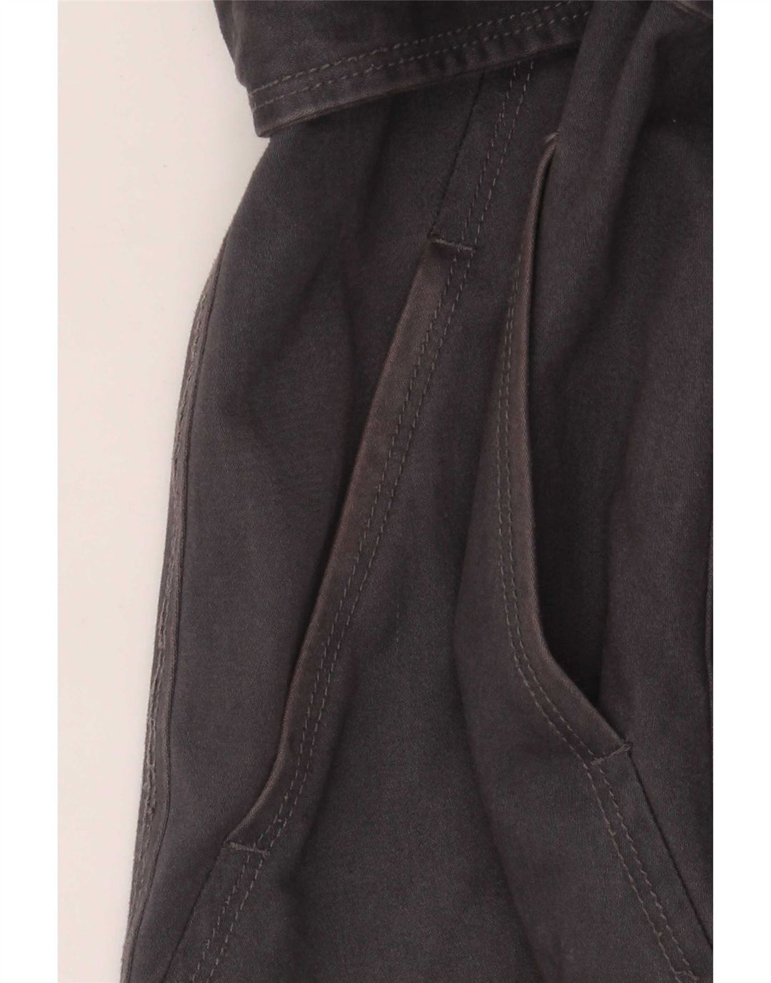 White Stuff Womens Overcoat UK 12 Medium Grey Cotton