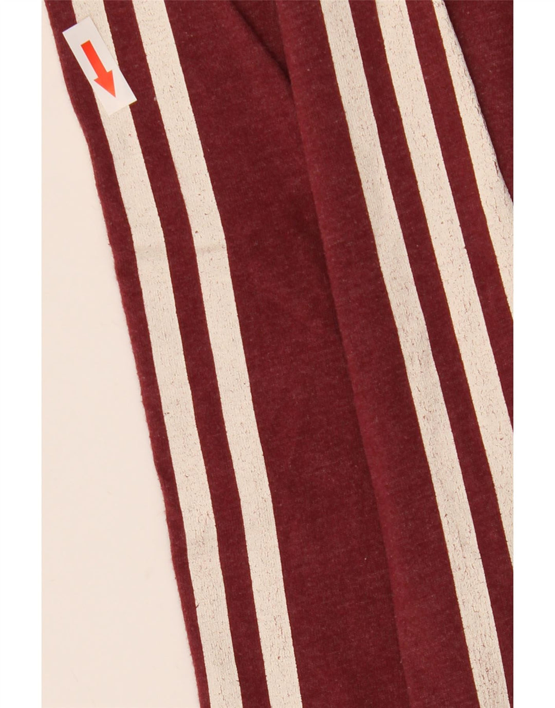 Adidas Mens Top Long Sleeve Medium Burgundy Cotton