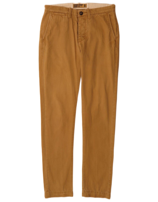 Ανδρικό Slim Chino Παντελόνι Superdry Small W28 L32 Beige βαμβακερό