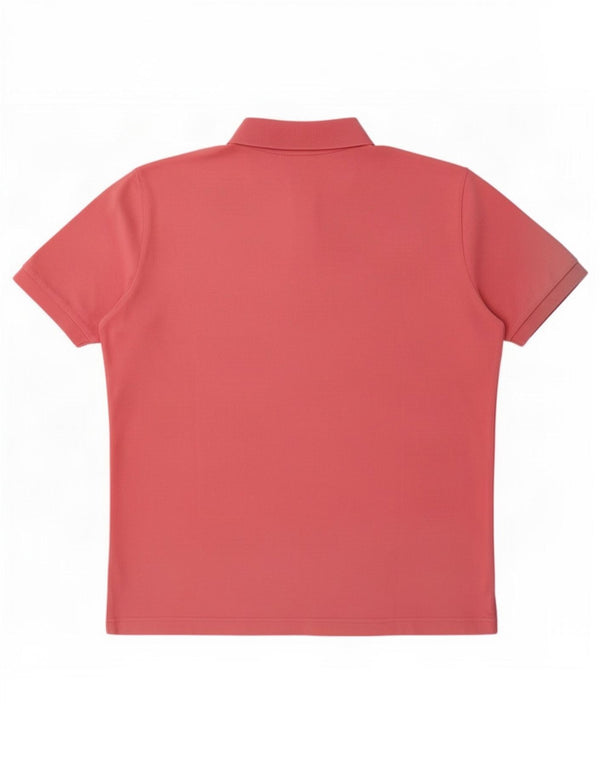 Kappa Mens Polo Shirt Large Pink Cotton