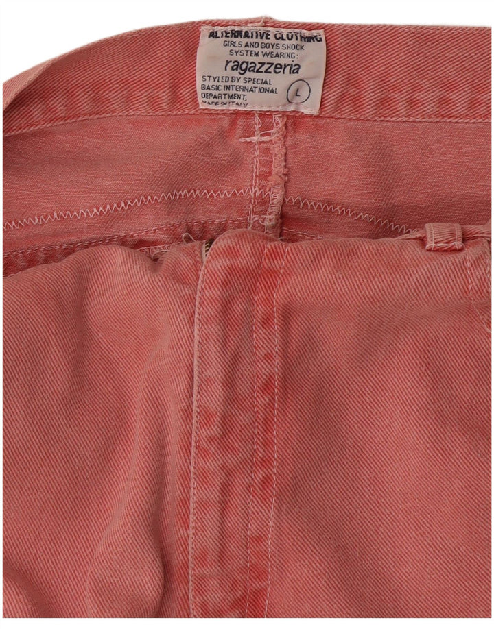 Vintage Womens Tapered Jeans Large W32 L29 Pink