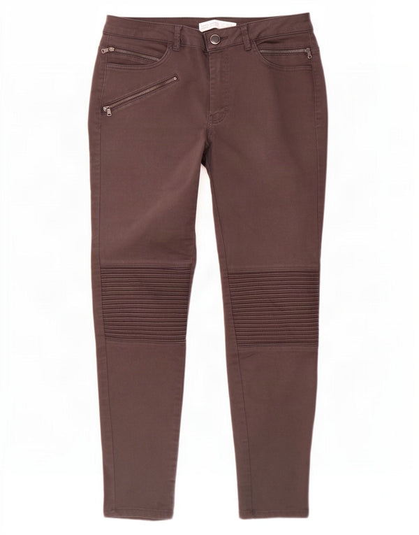Pantaloni skinny casual pentru femei Zara EU 40 Medium W30 L28 Maro