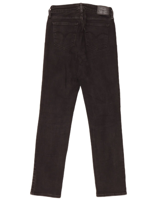 Levi's Womens 712 Slim Jeans W27 L30 Μαύρο Βαμβακερό