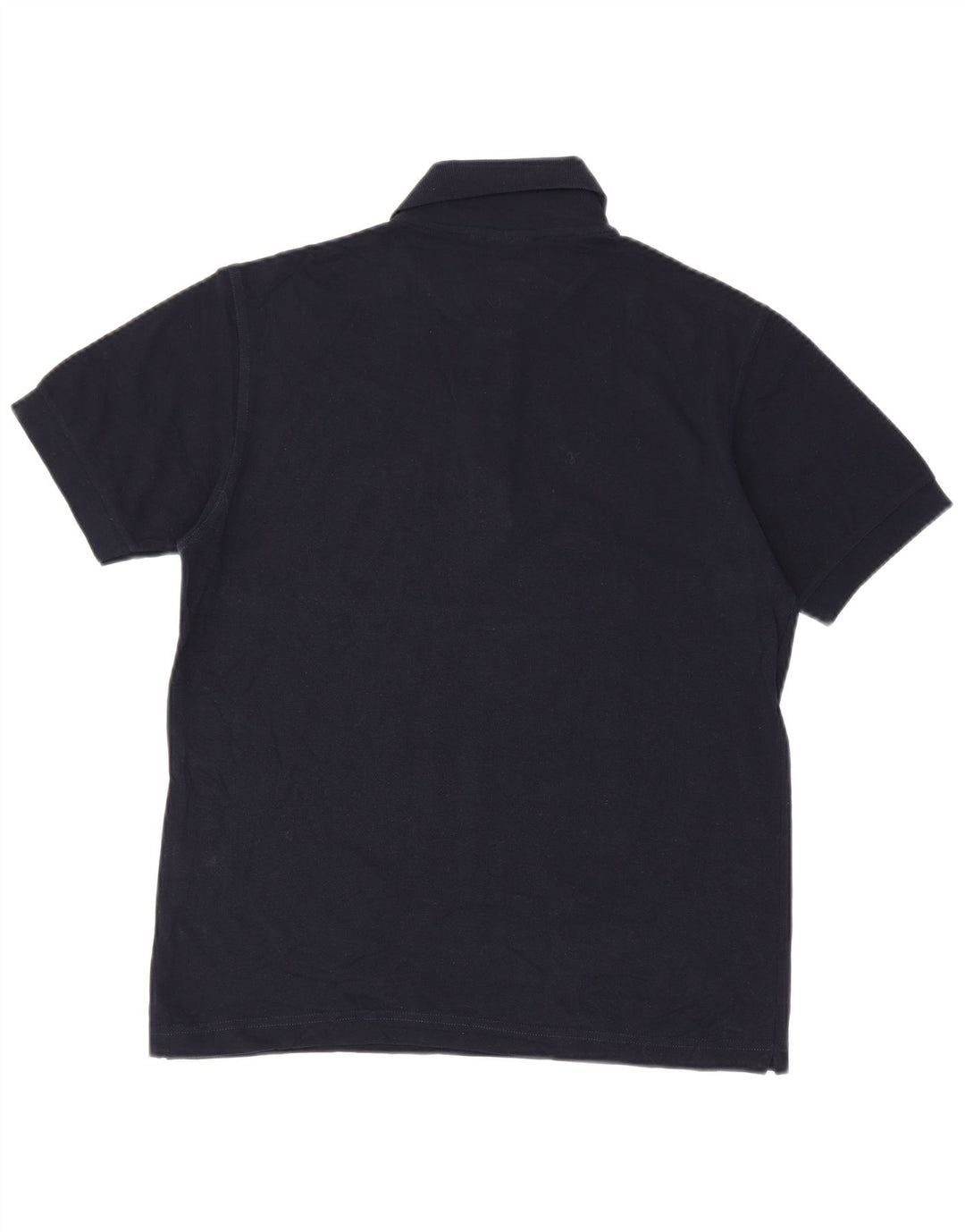 Navigare Mens Polo Shirt Medium Navy Blue Cotton