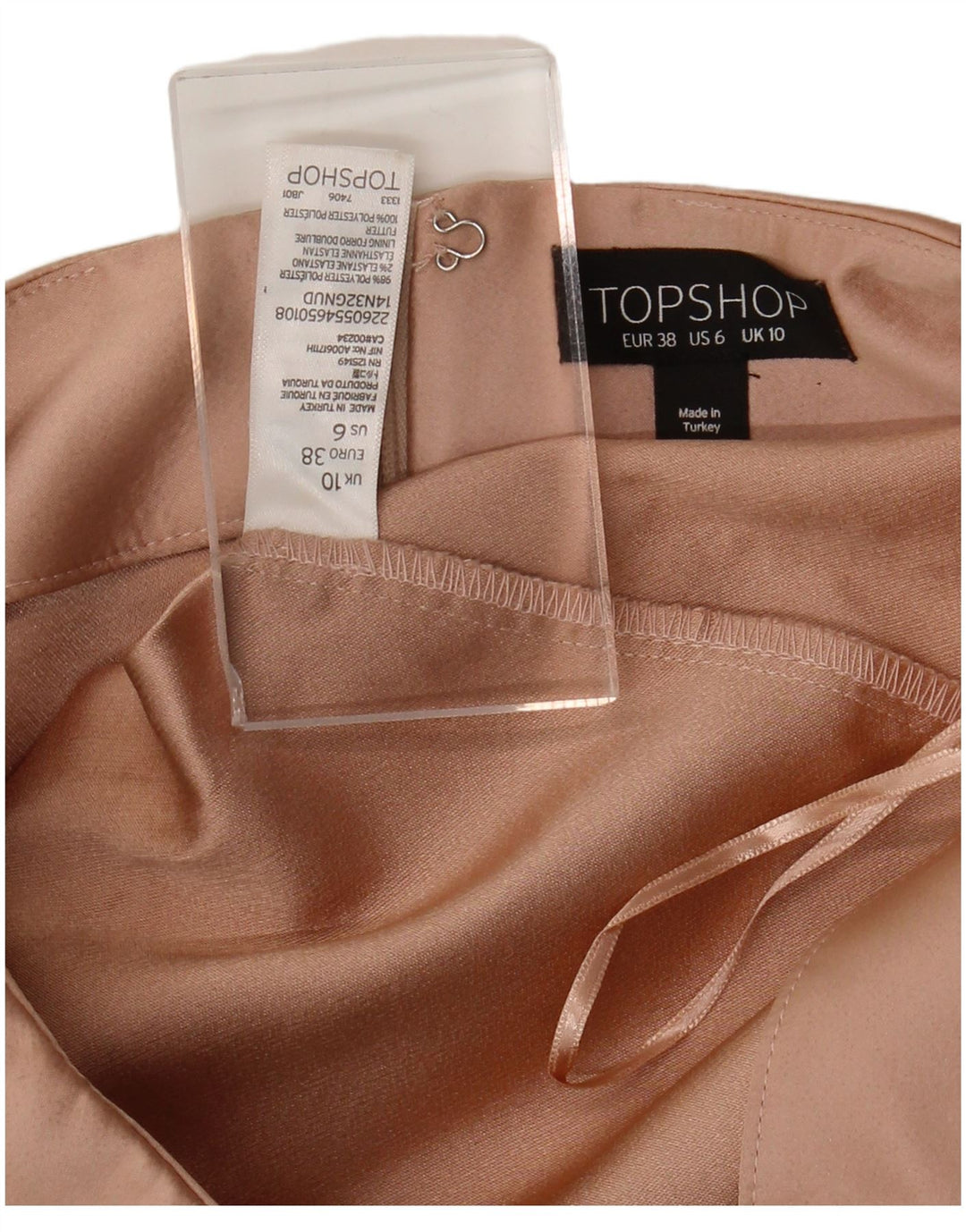 Topshop Womens Hot Pants UK 10 Small W28  Pink Polyester