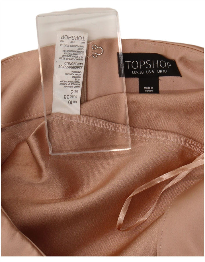 Topshop Womens Hot Pants UK 10 Small W28  Pink Polyester