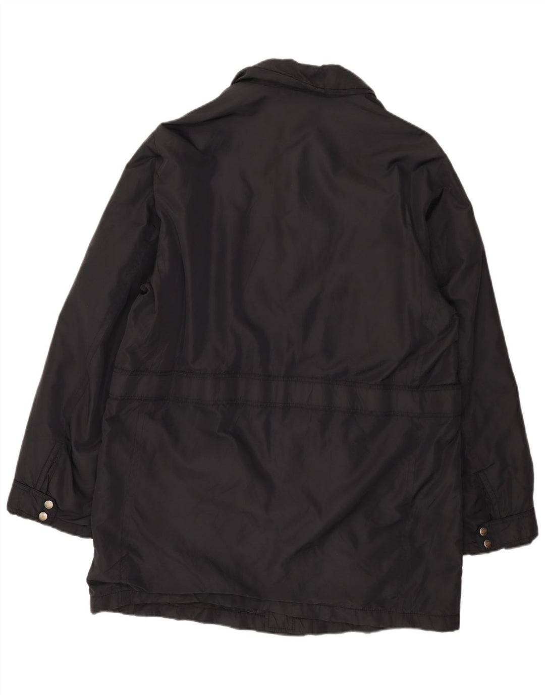 Hugo Boss Mens Overcoat IT 50 Large Black Polyamide