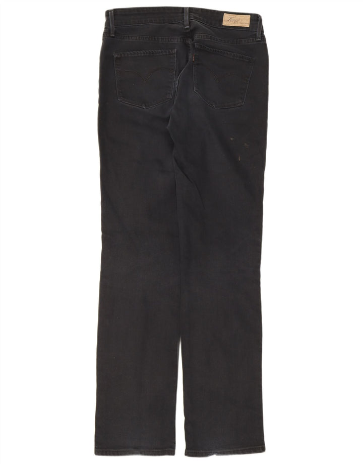 Levi's lige jeans til kvinder W27 L32 sort bomuld