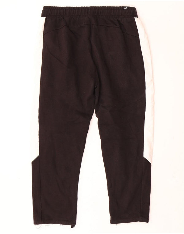 Puma Mens Tracksuit Trousers Large  Black Colourblock