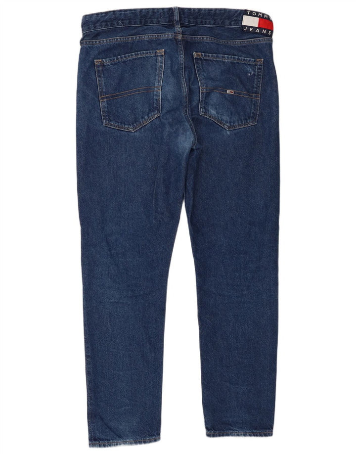 Tommy Hilfiger Mens Slim Jeans W32 L30 Blue Cotton