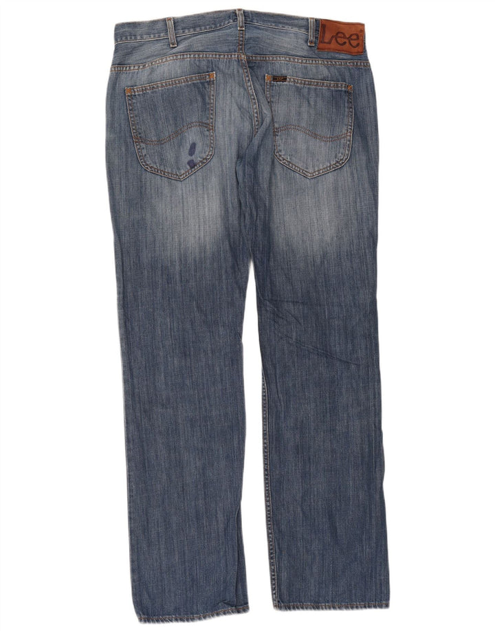 Jeans dritti Lee Knox da uomo W38 L34 cotone blu