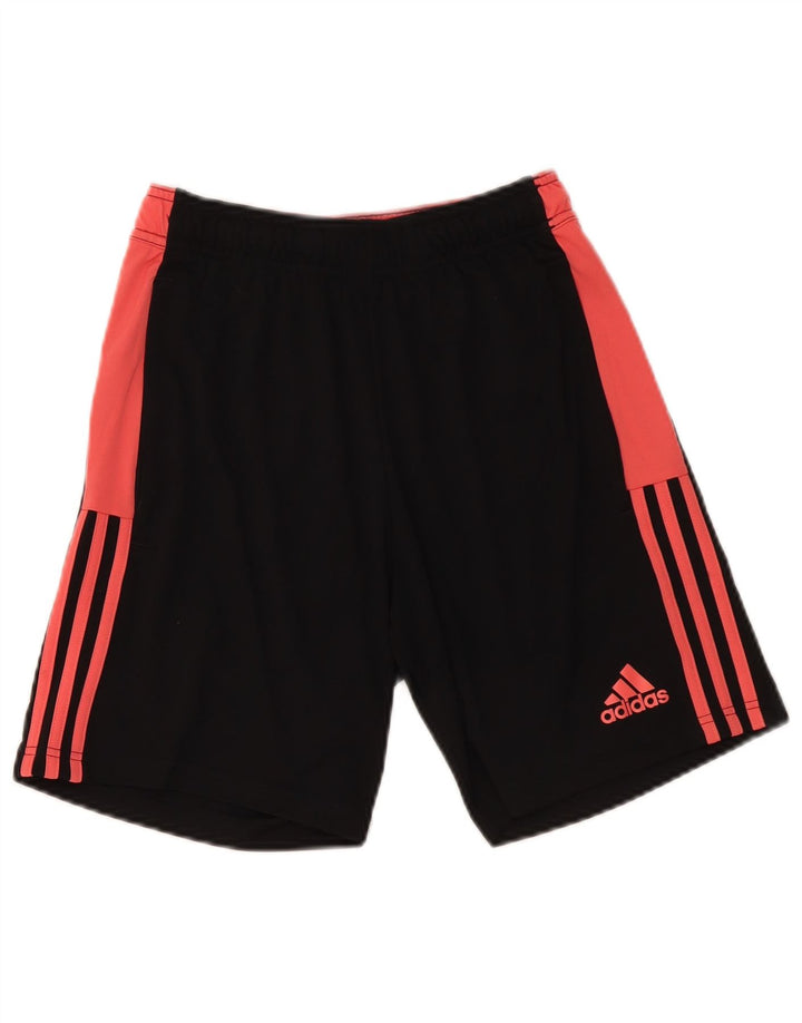 Adidas Sports Shorts til mænd Small Black Colourblock Polyester