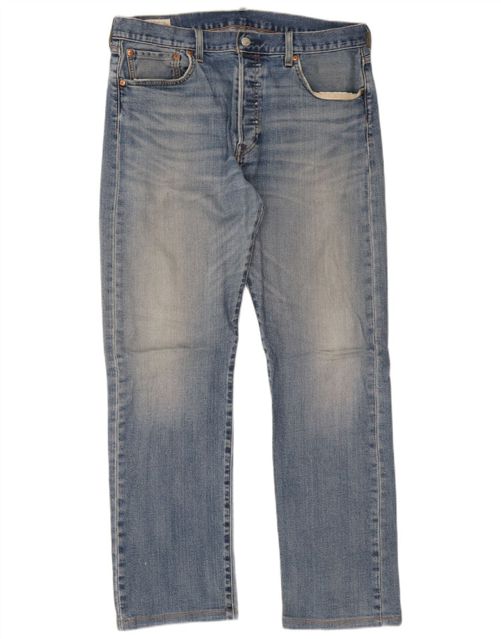 Męskie jeansy Levi's 501 Straight W34 L34 Niebieskie