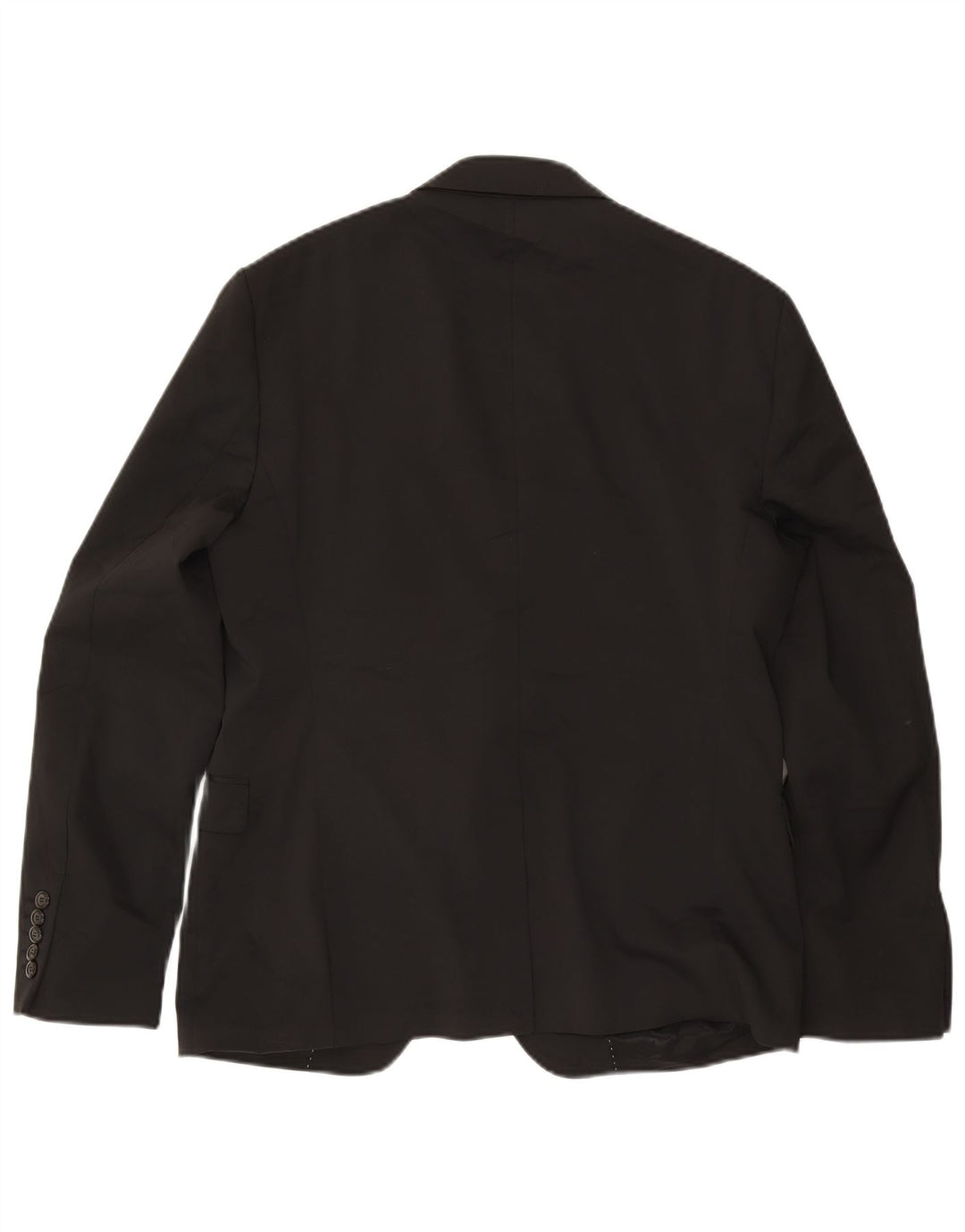 Zara Herren 2-Knopf-Blazerjacke IT 54 2XL Schwarz Polyester