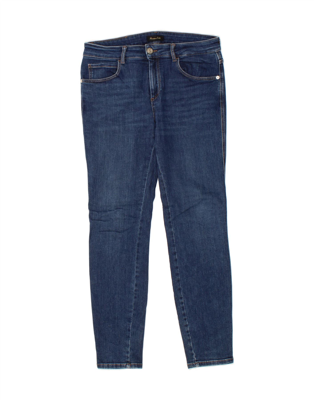 MASSIMO DUTTI Womens Slim Jeans W32 L29 Navy Blue Vintage Massimo Dutti and Second-Hand Massimo Dutti from Messina Hembry 