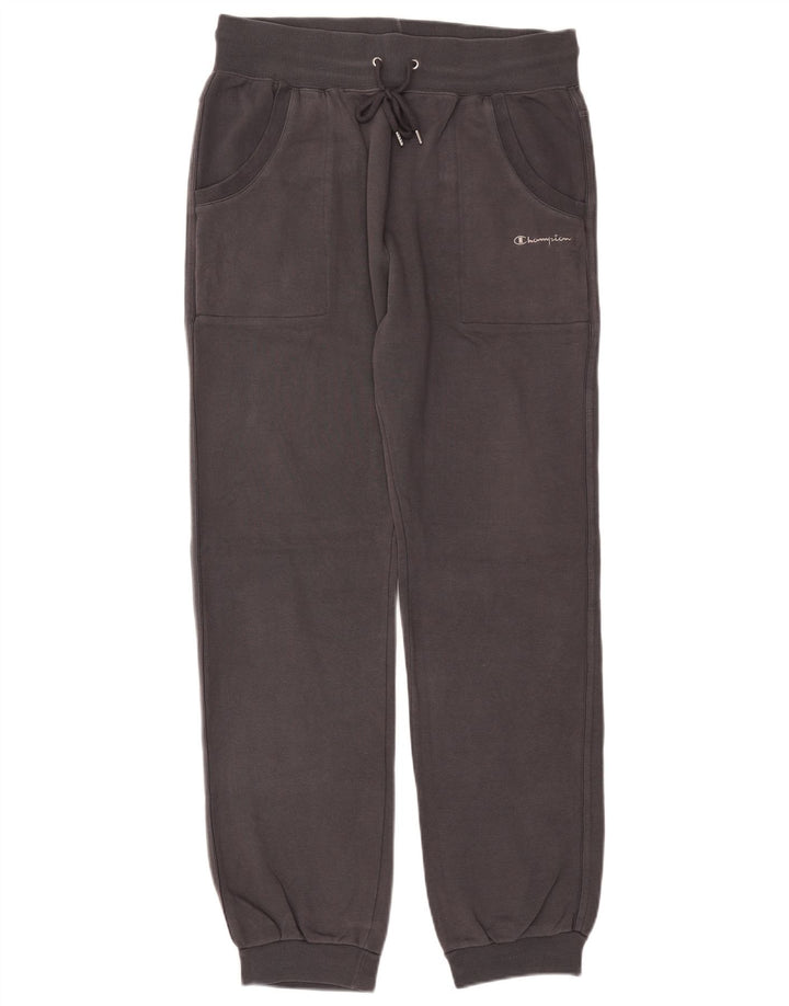 CHAMPION Mens Tracksuit Trousers Joggers Large  Grey Cotton
