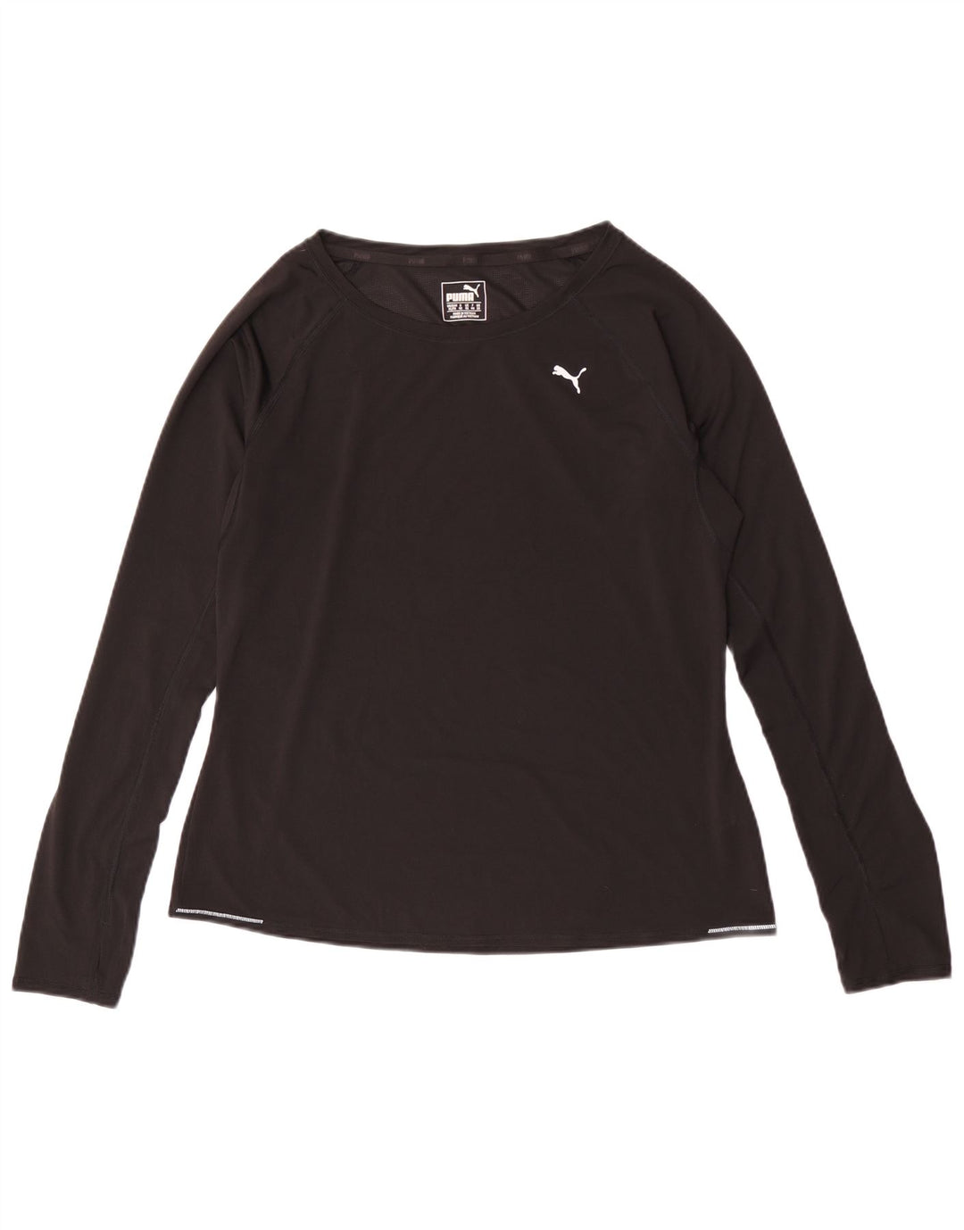 Puma ženska majica dugih rukava UK 16 veliki crni poliester
