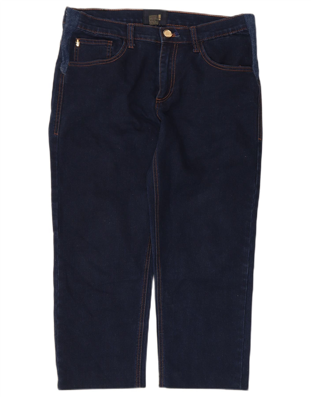 Just Cavalli Womens Capri Jeans W34 L22 Navy Blue