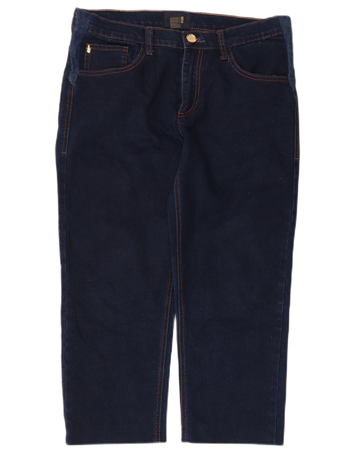 Just Cavalli Womens Capri Jeans W34 L22 Navy Blue