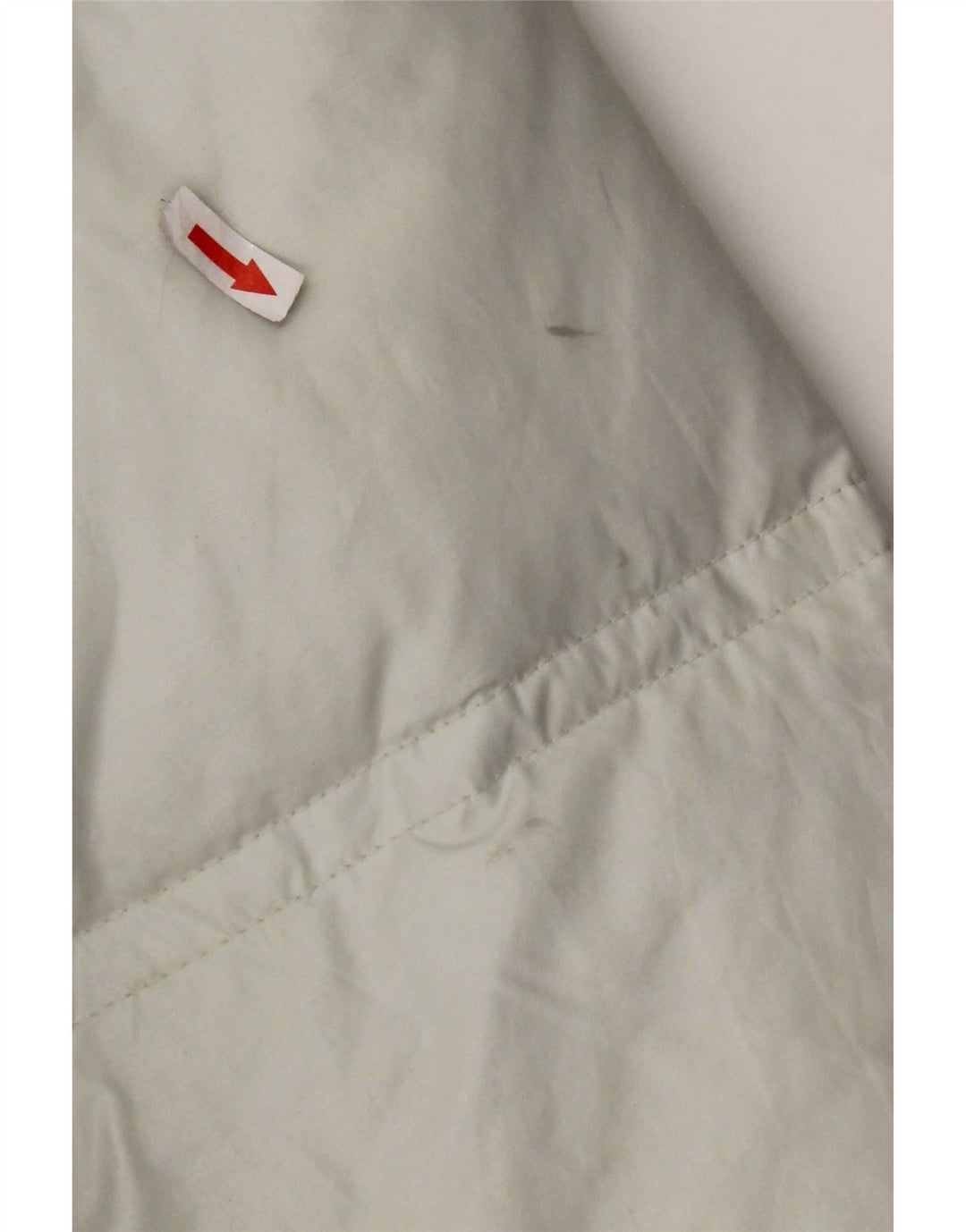 Martins polstret herrejakke UK 42 XL Hvid bomuld