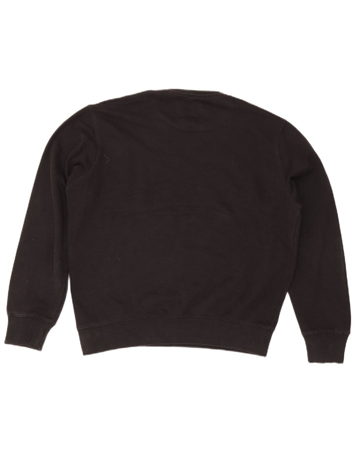 FRENCH CONNECTION Mens Sweatshirt Jumper Large Black Cotton
